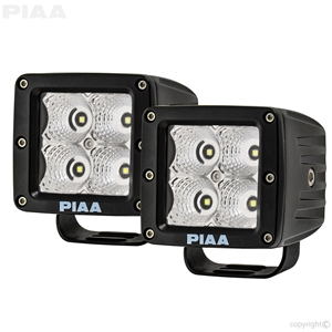 Quad Series Flood Beam LED Cube Lights w/ Harness 