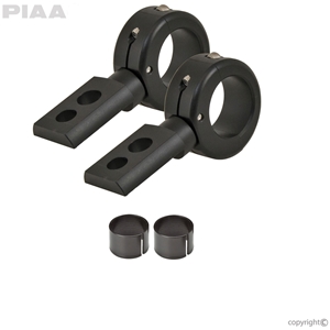 360 Black Universal Mounting Bracket Kit, Fits 1.5" & 1.75" Bars 